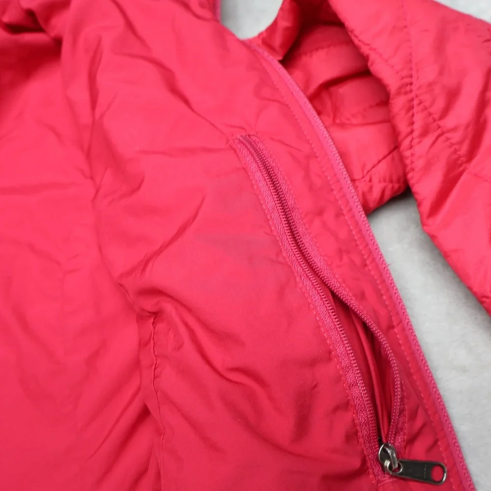 Patagonia Jacket Girls XS 5/6 Red Insulated Light Pack‎ Winter Quilted Nano Puff